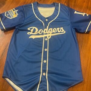 2020 Dodgers World Champion  Blue Dodgers Baseball Jersey- Collector Edition